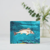 Fisch Meer von Winslow Homer Postkarte (Stehend Vorderseite)