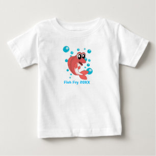 Fisch Meeresfrüchte Party mit Rotem Fisch und Bla Baby T-shirt