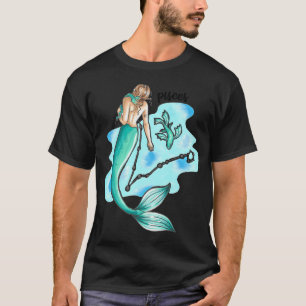 Fisch-Meerjungfrau T-Shirt
