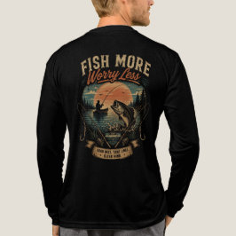 'Fisch mehr, sorge dich weniger' Vintage Tri-Blend Shirt