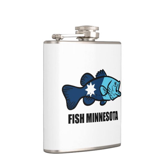 Fisch Minnesota Flachmann (Rechts)