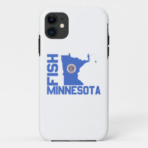 Fisch Minnesota Staat Kontur Case-Mate iPhone Hülle