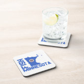 Fisch Minnesota Staat Kontur Getränkeuntersetzer (Rechte Seite)