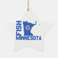 Fisch Minnesota Staat Kontur