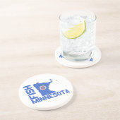 Fisch Minnesota Staat Kontur Untersetzer (Seite)