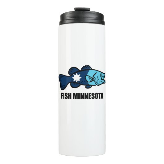 Fisch Minnesota Thermosbecher (Vorderseite)
