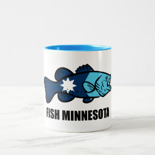 Fisch Minnesota Zweifarbige Tasse