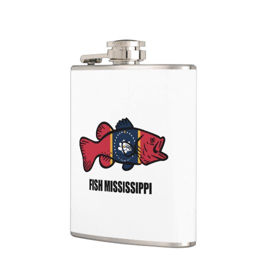 Fisch Mississippi Flachmann (Links)