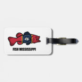 Fisch Mississippi Gepäckanhänger (Rückseite horizontal)