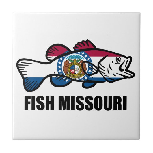 Fisch Missouri Fliese (Vorderseite)