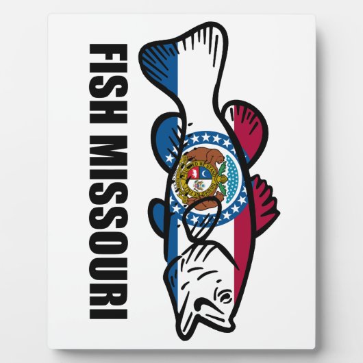 Fisch Missouri Fotoplatte (Vorderseite)