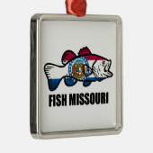 Fisch Missouri Ornament Aus Metall (Rechts)