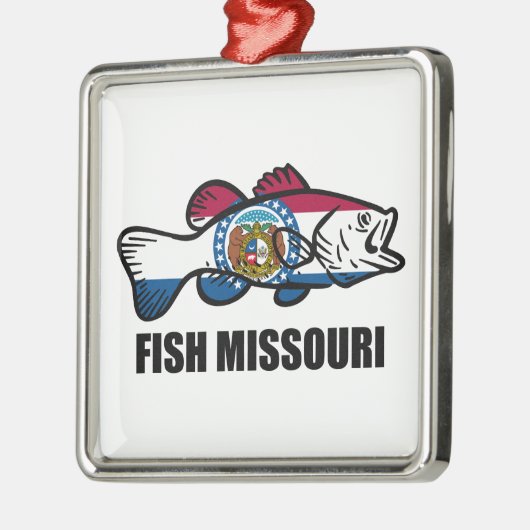 Fisch Missouri Ornament Aus Metall (Links)