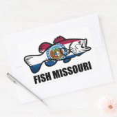 Fisch Missouri Rechteckiger Aufkleber (Umschlag)
