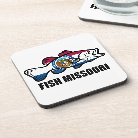 Fisch Missouri Untersetzer (Linke Seite)