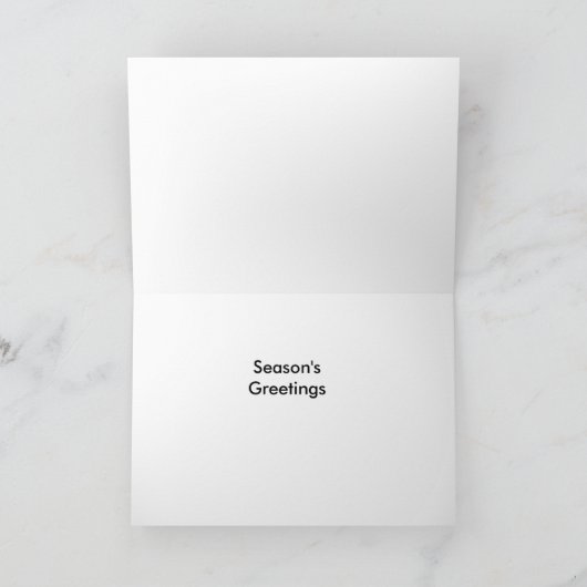 Fisch-Mistletoe-Weihnachtskarte Feiertagskarte (Innenseite)