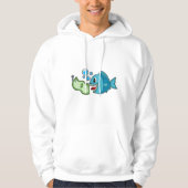 Fisch mit Banknote Hoodie (Vorderseite)