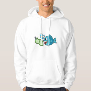 Fisch mit Banknote Hoodie