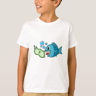 Fisch mit Banknote T-Shirt