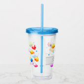 Fisch mit Bläschen Acryltrinkbecher (Rechts)