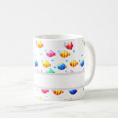 Fisch mit Bläschen Kaffeetasse (VorderseiteRechts)