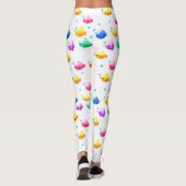 Fisch mit Bläschen Leggings (Rückseite)