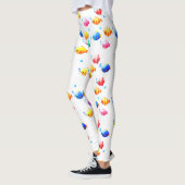 Fisch mit Bläschen Leggings (Links)