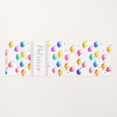 Fisch mit Bläschen Yogamatte (Vorderseite (Horizontal))