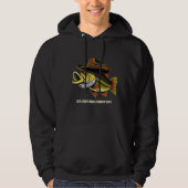 Fisch mit Cowboy-Hut-Vater- Hoodie (Vorderseite)