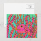 Fisch mit den Großen Zähnen! Postkarte (Vorne/Hinten)