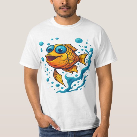 Fisch mit großen Augen T-Shirt (Vorderseite)