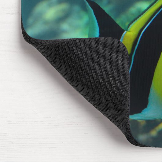 Fisch mit langer Faust Mousepad (Ecke)
