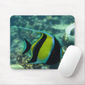 Fisch mit langer Faust Mousepad (Mit Mouse)