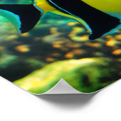 Fisch mit langer Faust Poster (Ecke)