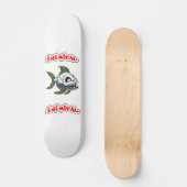 Fisch-Monster-Skateboard-Deck Skateboard (Vorderseite)
