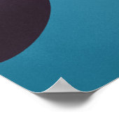 Fisch-Monster sprechen Kinder Poster (Ecke)