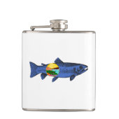 Fisch Montana Flachmann (Vorderseite)