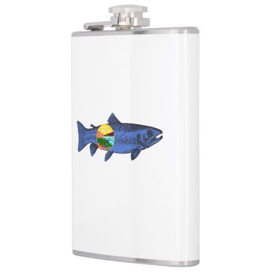 Fisch Montana Flachmann (Links)