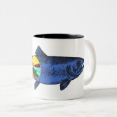 Fisch Montana Zweifarbige Tasse (VorderseiteRechts)