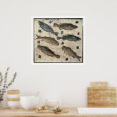 Fisch (Mosaik) Poster (Küche)