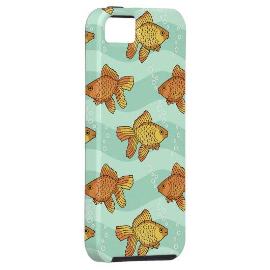 Fisch-Muster Case-Mate iPhone Hülle (Rückseite/rechts)