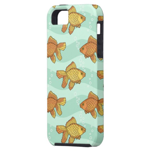 Fisch-Muster Case-Mate iPhone Hülle (Rückseite Links)