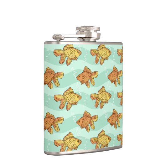 Fisch-Muster Flachmann (Rechts)