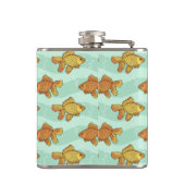 Fisch-Muster Flachmann (Rückseite)