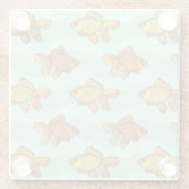 Fisch-Muster Glasuntersetzer (Rückseite)