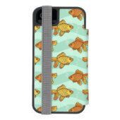 Fisch-Muster Incipio iPhone Geldbeutel-Hülle (Folio Rückseite)