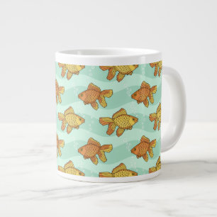 Fisch-Muster Jumbo-Tasse