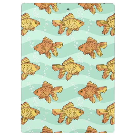 Fisch-Muster Klemmbrett (Rückseite)