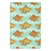 Fisch-Muster Mini Klemmbrett (Rückseite)