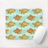Fisch-Muster Mousepad (Mit Mouse)
